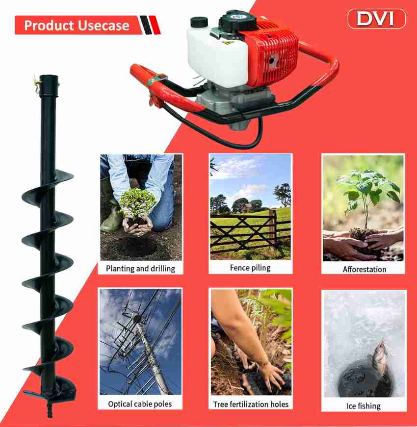 DVI EARTH AUGER 4INCH DRILL BIT Auger Drill Price in India - Buy