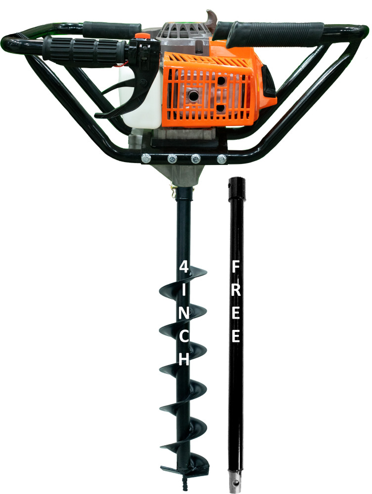 4 inch top earth auger