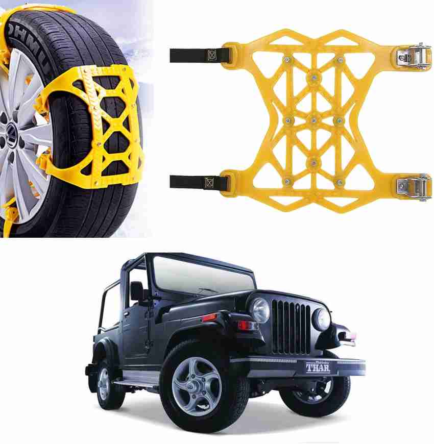 Oshotto Car 6 Pcs Premium quality Tire Snow Chains Anti-Skid Chains For  MAHINDRA THAR Combo Price in India - Buy Oshotto Car 6 Pcs Premium quality Tire  Snow Chains Anti-Skid Chains For