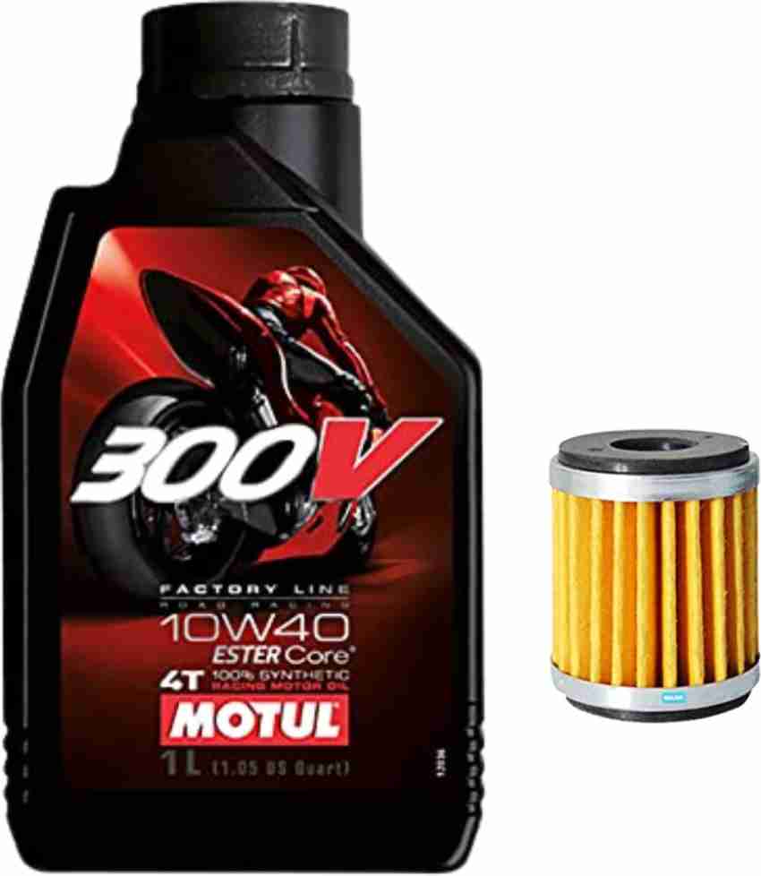 Motor oil Motul 300V Factory Line Synthetic Racing 4T 10W40 4L