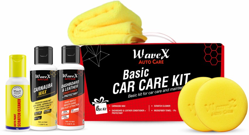 Essential Car Care Kit -12 Piece - Combo of all best selling products –  Wavex