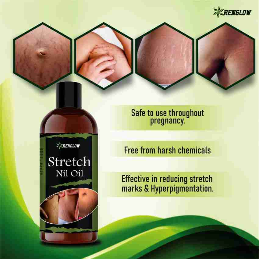 RENGLOW Stretch Marks Scar removal oil cream in during after