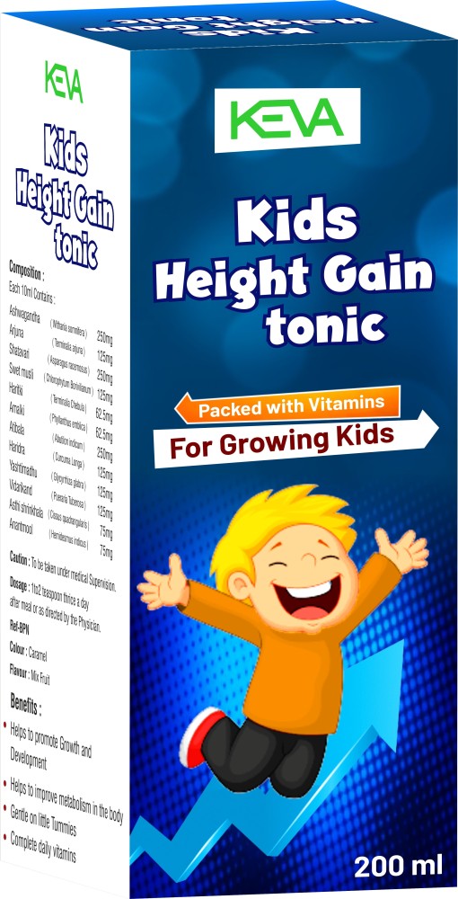 KEVA Kids Height Gain tonic Pack of 1 200ml Price in India Buy