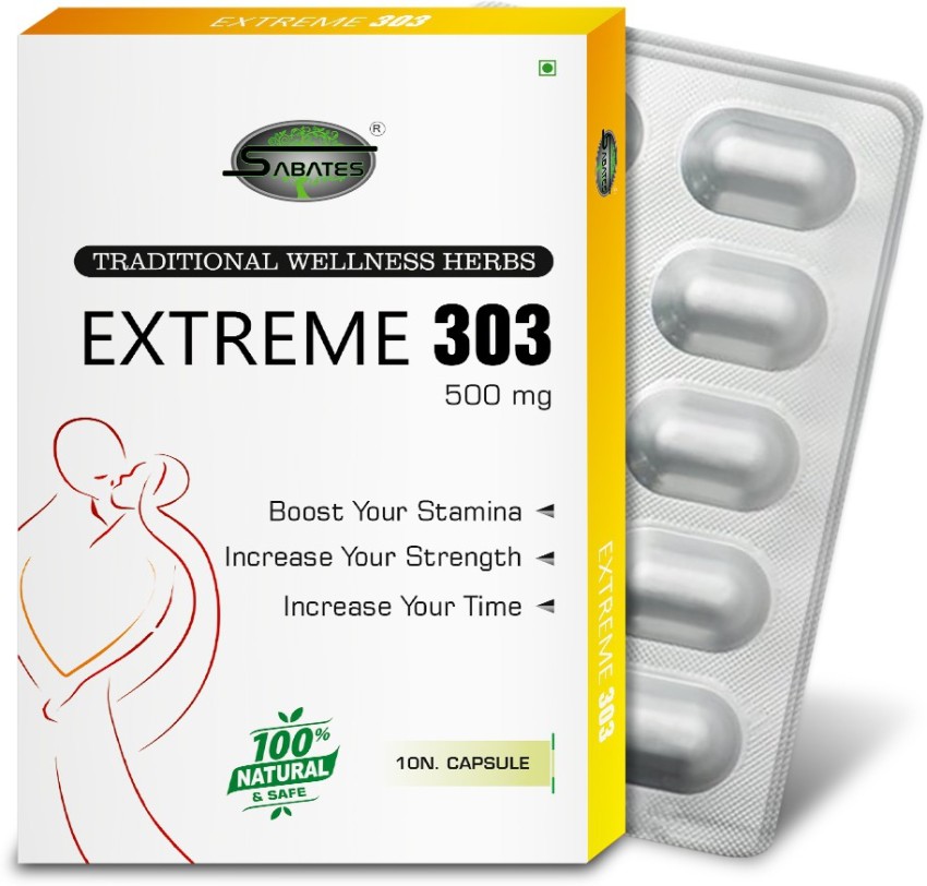 Sabates Extreme 303, Sex Capsules, Sexual Capsules, Stronger Sensitive  Muscles Price in India - Buy Sabates Extreme 303, Sex Capsules, Sexual  Capsules