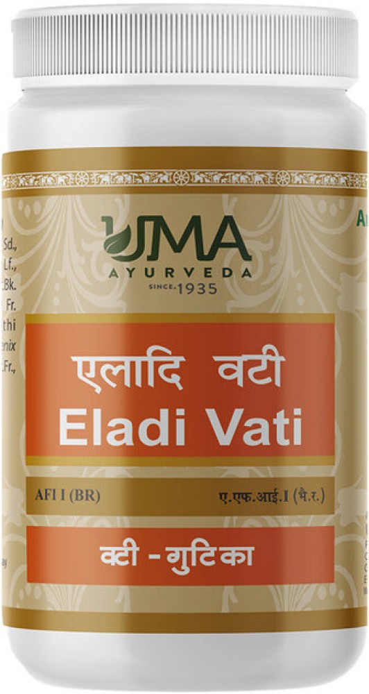 Uma Ayurveda Eladi Vati Bottle of 40 QTY