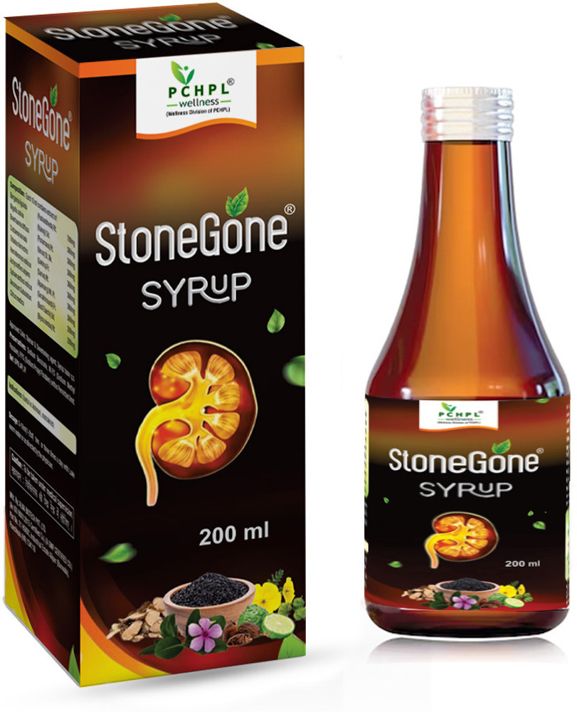 PCHPL Wellness StoneGone Syrup-200ml syrup for Kidney Health | For kidney stone removal(2 Pack) Price in India - Buy PCHPL Wellness StoneGone Syrup-200ml syrup for Kidney Health | For kidney stone removal(2