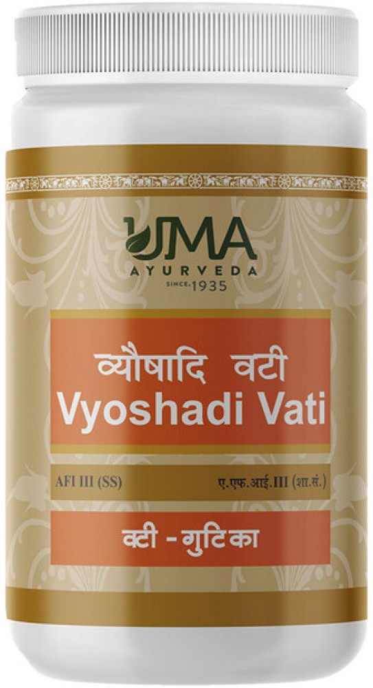 UMA Vyoshadi Vati Tablets Bottle of 40 QTY