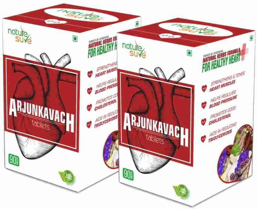 Nature Sure Arjun Kavach Tablets for Men and Women 2 Packs 90