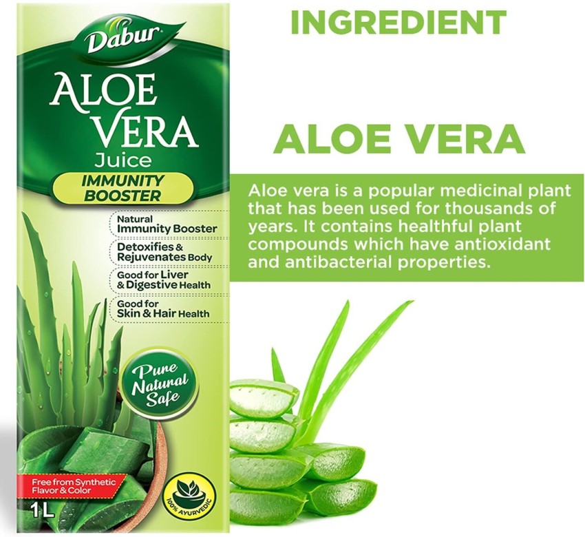 Dabur Aloe Vera Juice 1L Price in India Buy Dabur Aloe Vera Juice 1L online at Flipkart