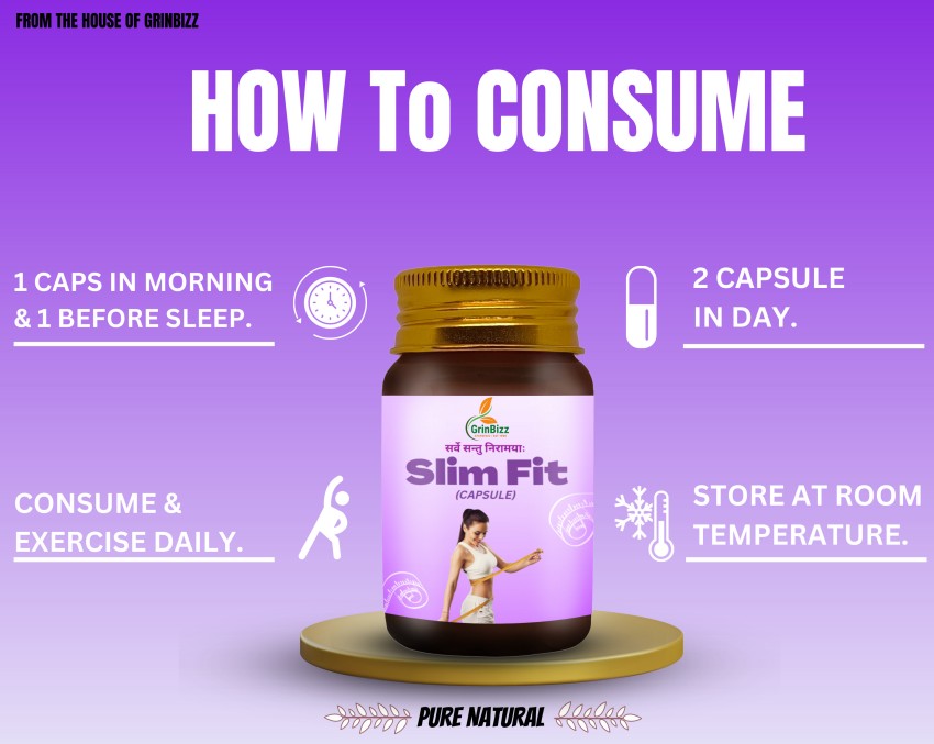 grinbizz Slim Fit Capsule For Weight Loss/belly fat burner/Fat Cutter/For  Men & Women Price in India - Buy grinbizz Slim Fit Capsule For Weight  Loss/belly fat burner/Fat Cutter/For Men & Women online