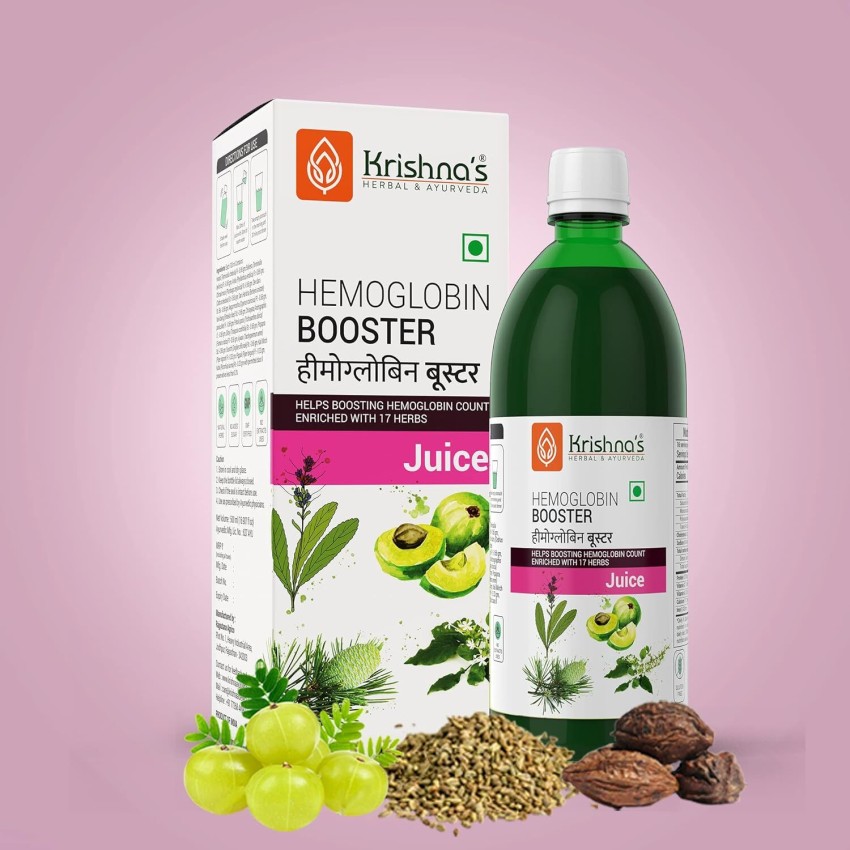 Krishna's Herbal & Ayurveda Hemoglobin Booster Juice Price in