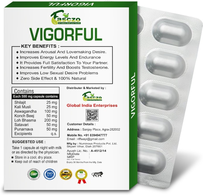 Fasczo Vigorful Sexual Tablets For Sexual Stamina Complete Sex Pleasure  Price in India - Buy Fasczo Vigorful Sexual Tablets For Sexual Stamina  Complete Sex Pleasure online at
