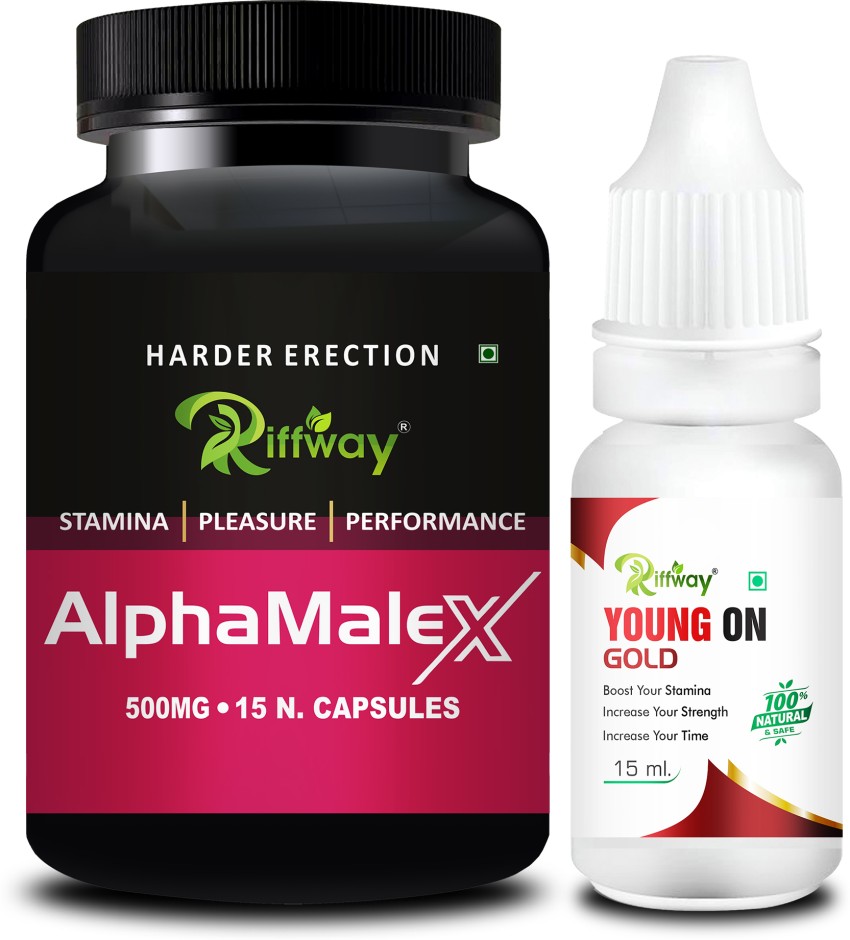 Riffway Alpha Male-X Sex Capsules & Young On Gold Oil Provides Men Stamina  Price in India - Buy Riffway Alpha Male-X Sex Capsules & Young On Gold Oil  Provides Men Stamina online