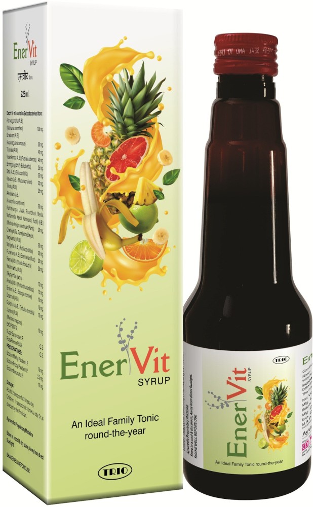 Enervit Syrup Pack of 3 Bottle of 225 ML