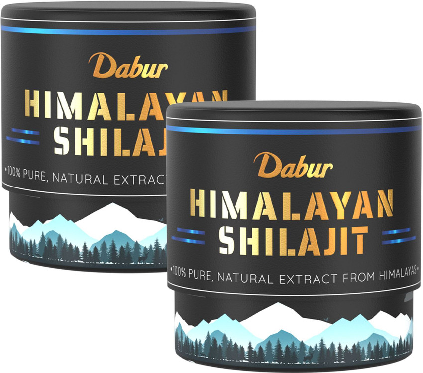 Dabur 100% Pure Himalayan Shilajit Resin Boosts Stamina & Immunity Revitalises Body