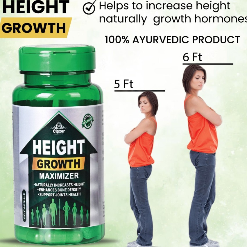 CIPZER Height Growth Maximizer 60 Capsules Helps to increase