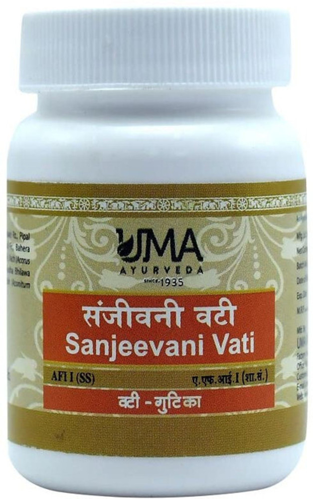 Uma Ayurveda Sanjeevani Vati Bottle of 40 QTY