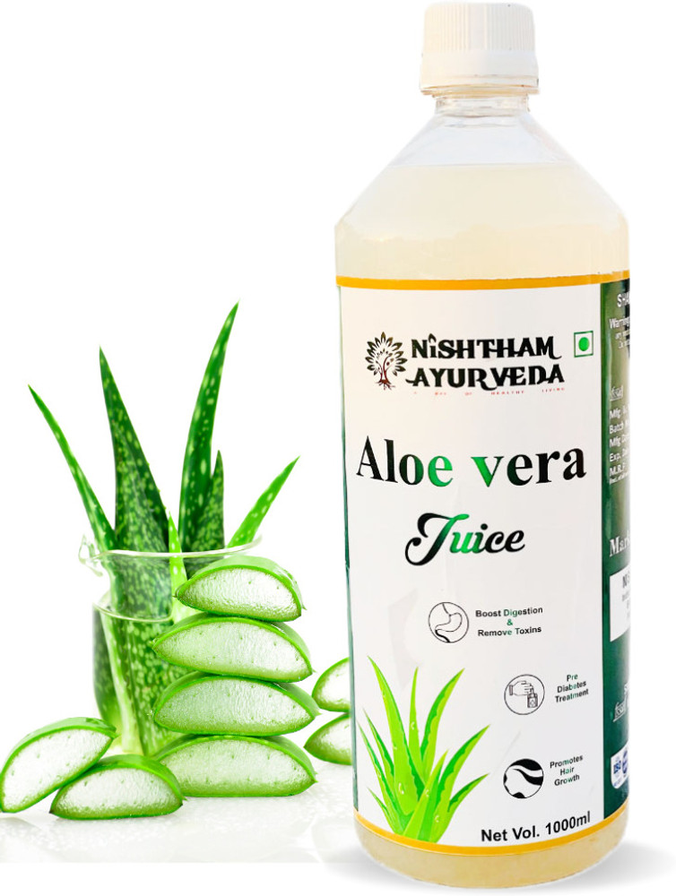 nishtham ayurveda Aloe vera Juice with Pulp Aloe Drink for Hair Skin and Detox Price in India Buy nishtham ayurveda Aloe vera Juice with Pulp Aloe Drink for Hair Skin and