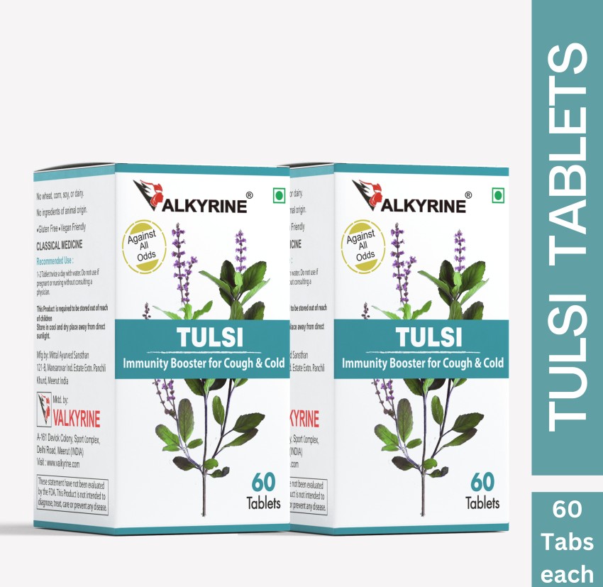 VALKYRINE Tulsi Holy Basil Provides relief in Cough Cold