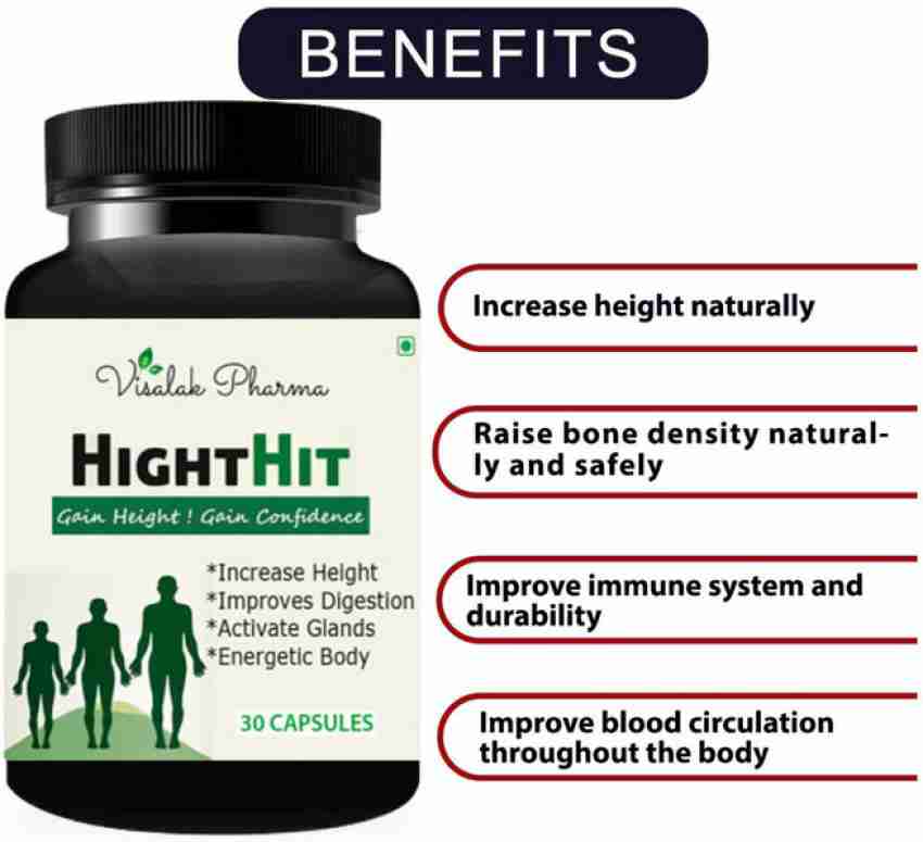 visalak pharma Hight Hit Height Growth Tablets InCrease Height