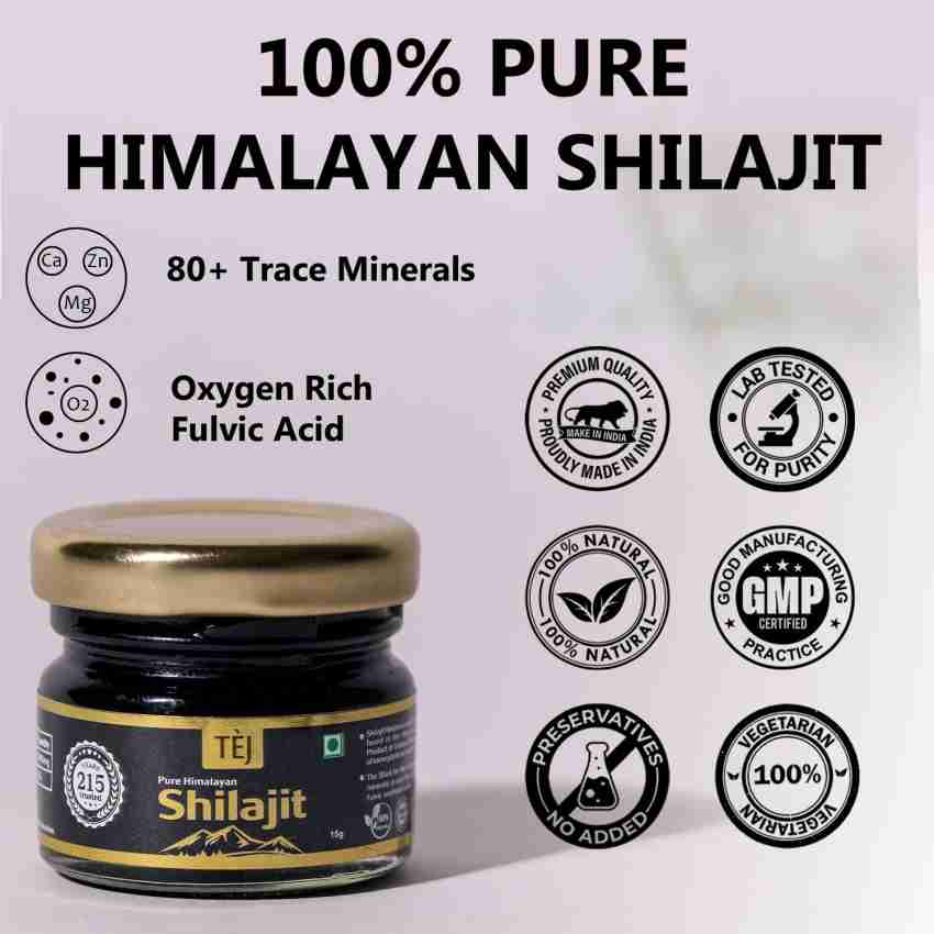 Tej® Pure Himalayan Shilajit Resin