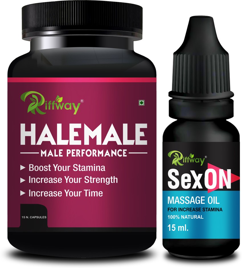 Riffway HaleMale Sex Capsule & S-E-X On Massage Oil Provides Men Stamina  Price in India - Buy Riffway HaleMale Sex Capsule & S-E-X On Massage Oil  Provides Men Stamina online at Flipkart.com