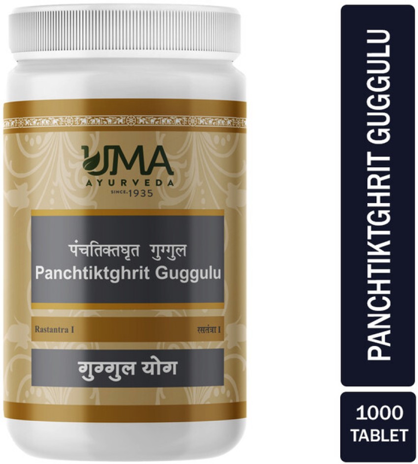 UMA Panchatikta Ghrit Guggulu Tablets Bottle of 40 QTY