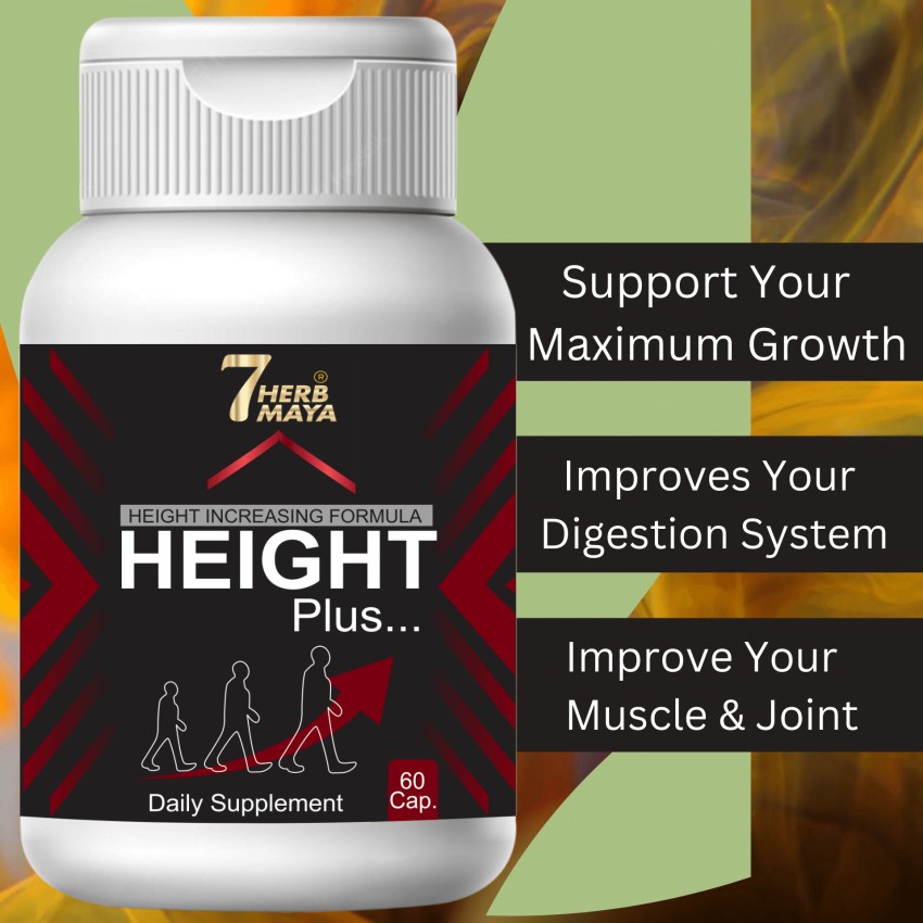 7Herbmaya Height Plus Capsule for Maximum Height Growth Height