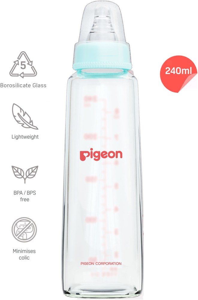 Glass feeding clearance bottle pigeon