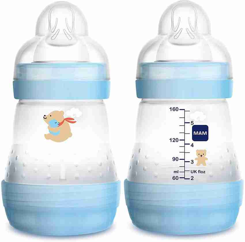 MAM Feeding bottles First bottle 260ml •anti-colic flow teat 1 months 0+  Pink