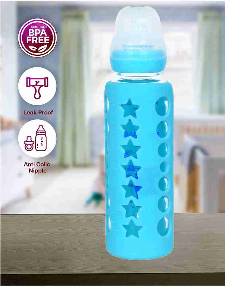 Unbreakable glass feeding bottle on sale