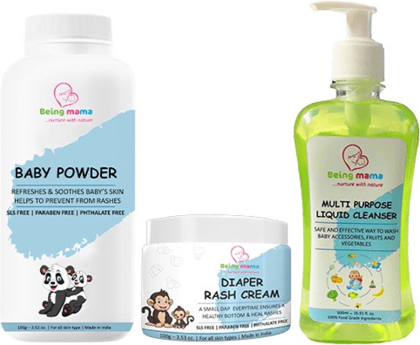 Diaper rash cream and baby sale powder together