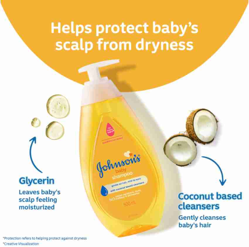 JOHNSON'S BABY No More Tears Shampoo (500ml+200ml) Home & Travel Combo Pack  -, Buy Baby Care Combo in India