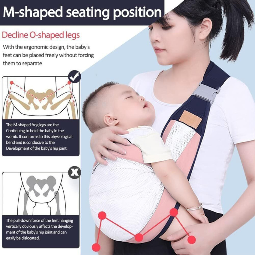 Pseudo Baby Sling Carrier for Newborn Breathable Mesh One Shoulder Baby Holder Carrier Baby Carrier Carrier available at reasonable price. Buy Baby Care Products in India Flipkart