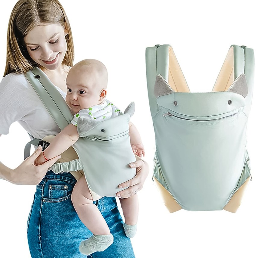 Ineffable Baby Carrier Cum Kangaroo Bag 4 in 1 Carry Bag Baby Carrier Cum Kangaroo  Bag Cuddler (Air Mash Fabric) (Black) : Amazon.in: Baby Products