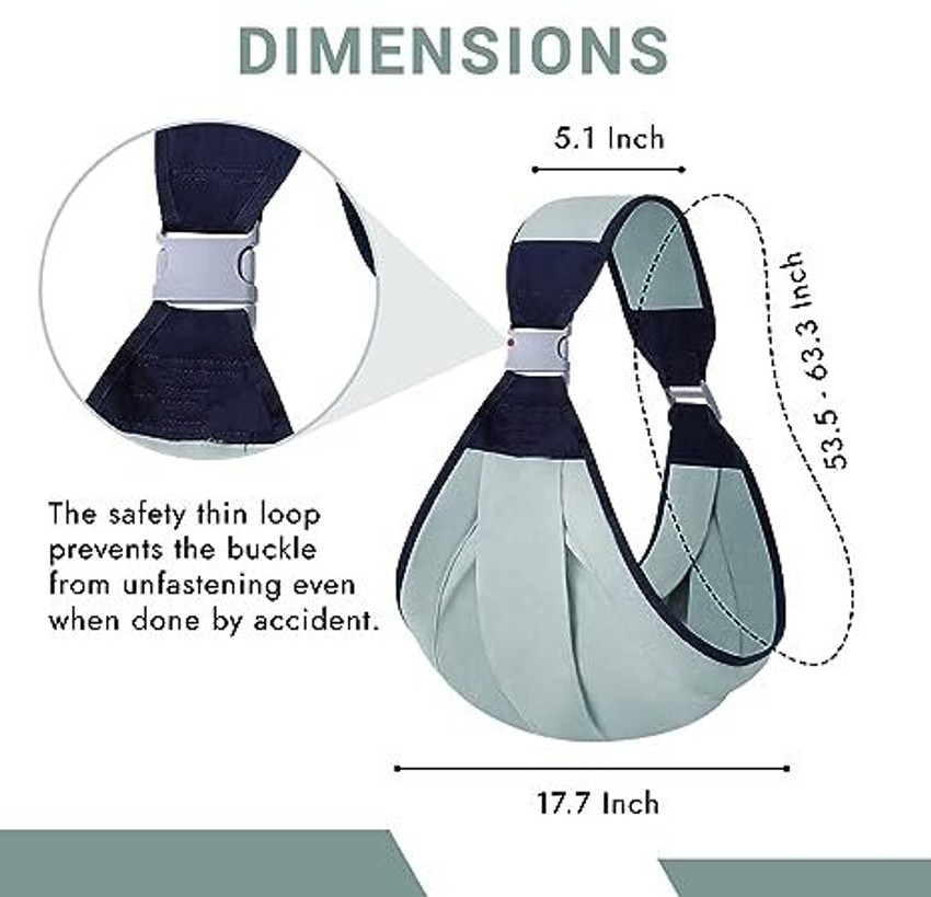 Baby wrap hot sale dimensions