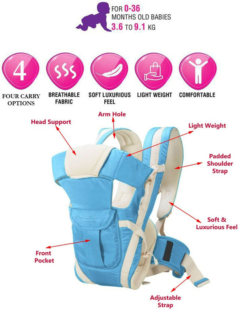 Baby carrier bag for 2 month old store