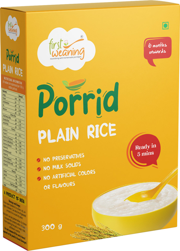 Plain deals rice cereal
