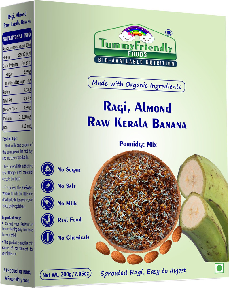 Ragi almonds shop and dates porridge