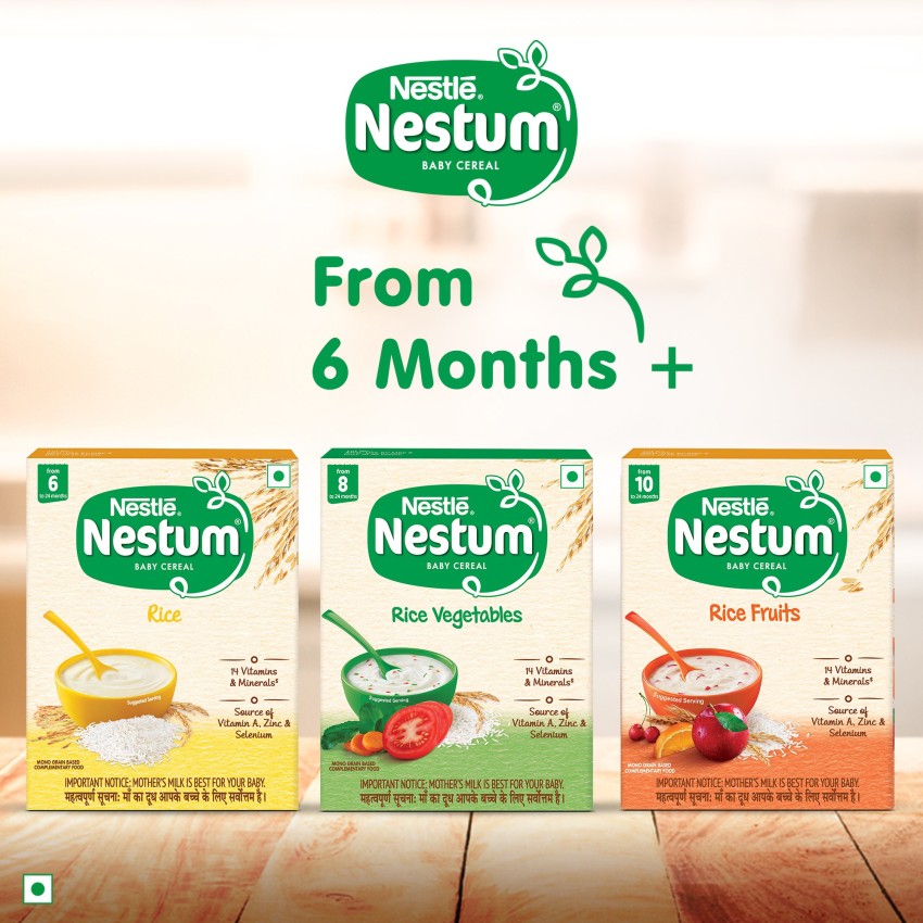 Nestum cereal for hot sale 4 month old