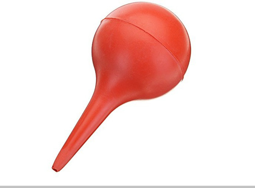 Ear syringe bulb aspirator top