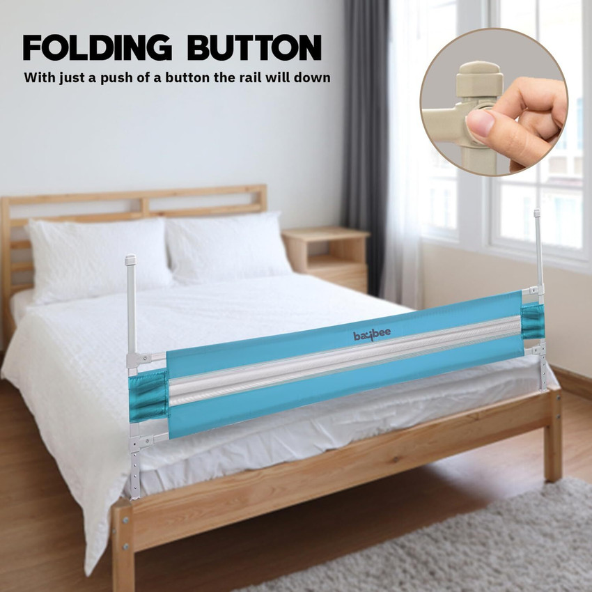 Bed rail guard for baby safety sales