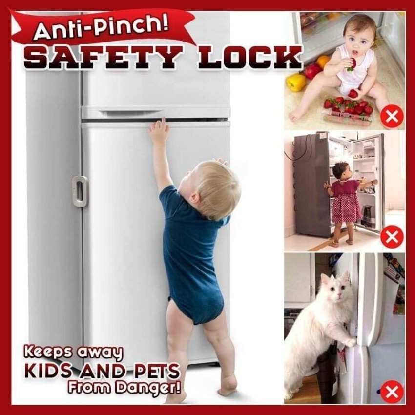 Ever Mall Refrigerator Lock for Child Safety Cabinet Lock Fridge Freezer  Door Lock -Buy Cabinet Lock online in India - Baby Care Store at
