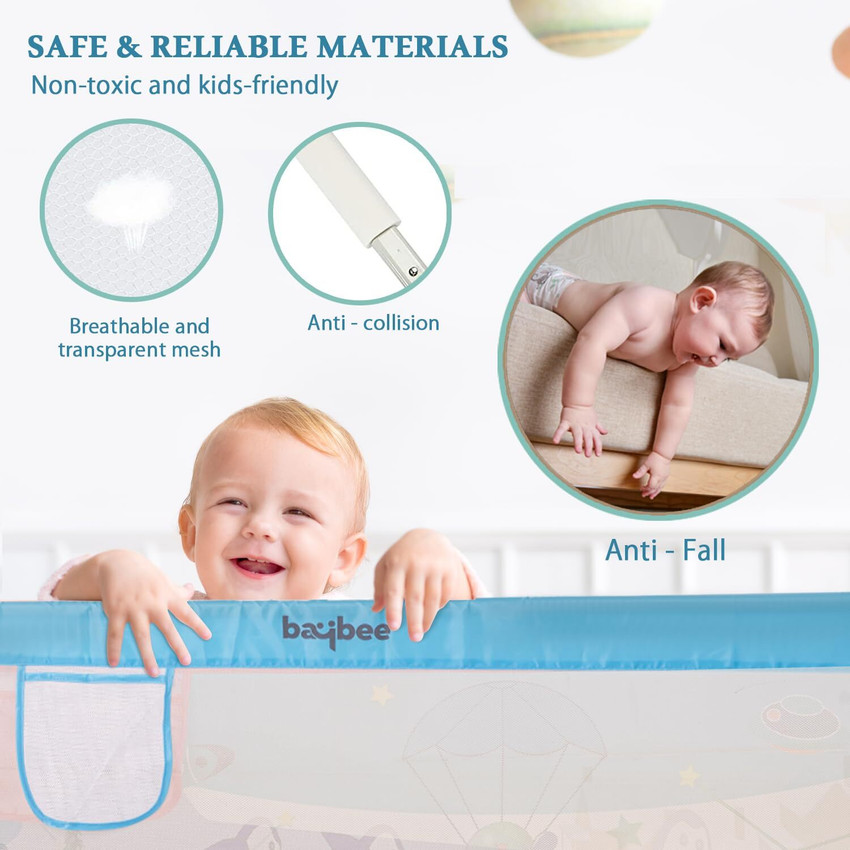 Baby safety on sale net for bed