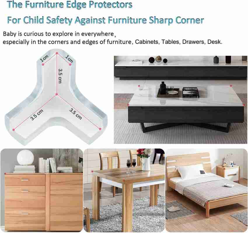 Aquazmate Baby Safety Pre Taped Safety Corner Edge Protector