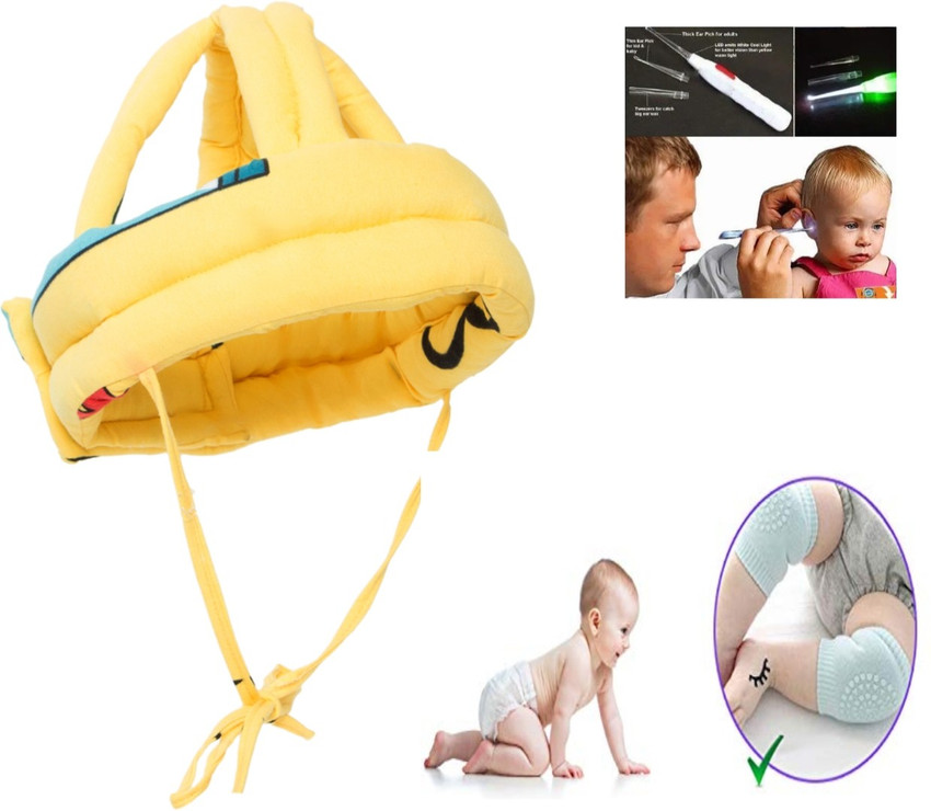 Baby helmet 2025 and knee pads