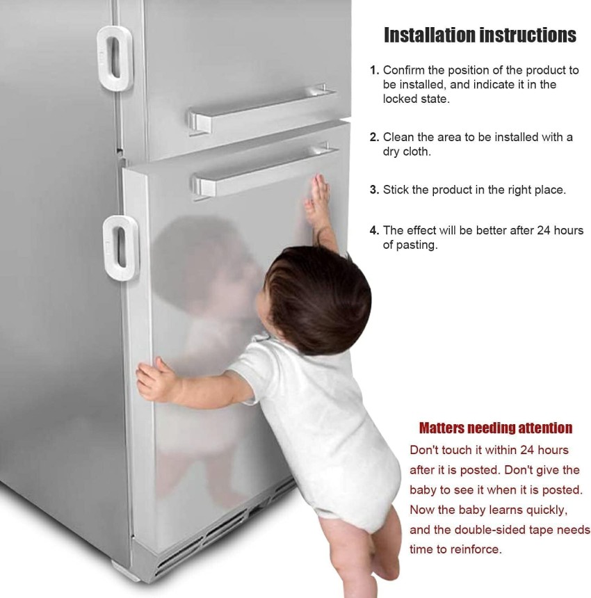 grofly Child Safety Device Refrigerator Lock ,Toddler Baby Safety