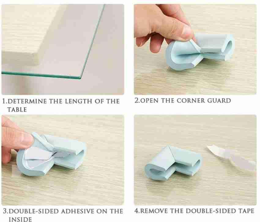 (4-Pack) Baby Safety Corner Protectors, Corner Protectors for Kids Child  Table Furniture Protection with Adhesive Tape