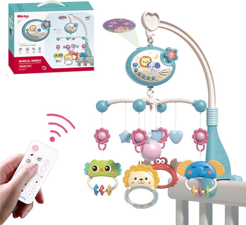 HASTHIP Crib Hanging Toy for Babies Electric Rotation Crib Soothe