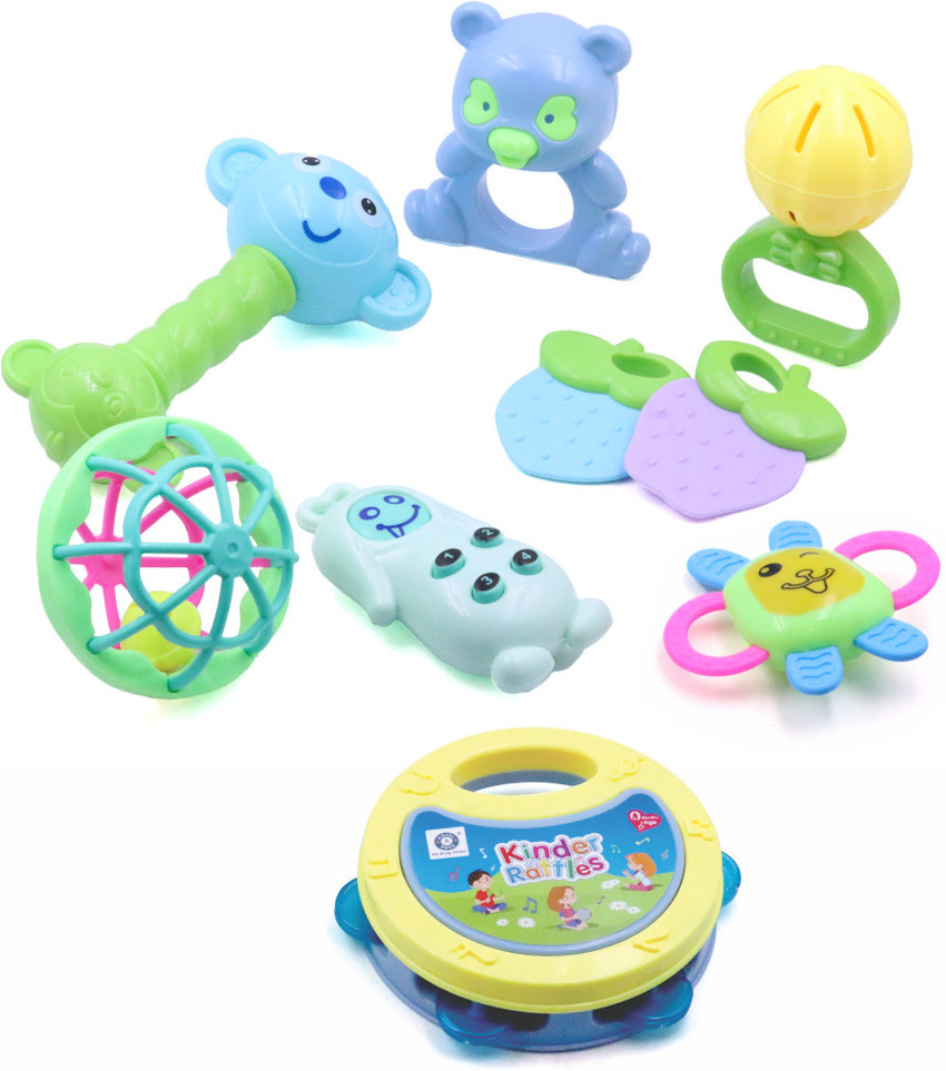 Aditi Toys 8 PCS Baby Toys 0 3 6 12 18 Months Baby Teething Newborn Toy Baby Boy Girl Rattle Price in India Buy Aditi Toys 8 PCS Baby Toys 0 3 6 12 18 Months Baby Teething Newborn